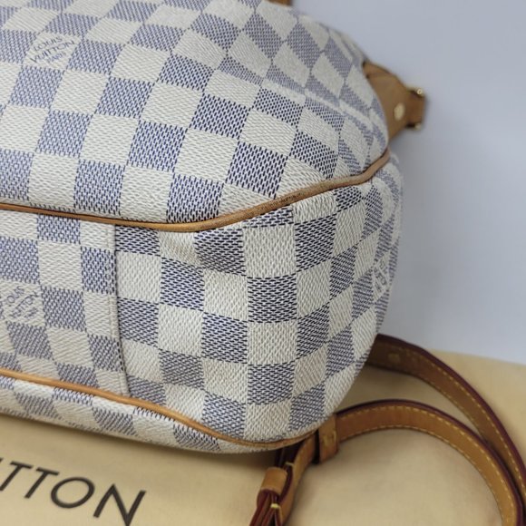 LOUIS VUITTON Damier Azur Canvas Evora MM Tote Bag - Picture 7 of 14